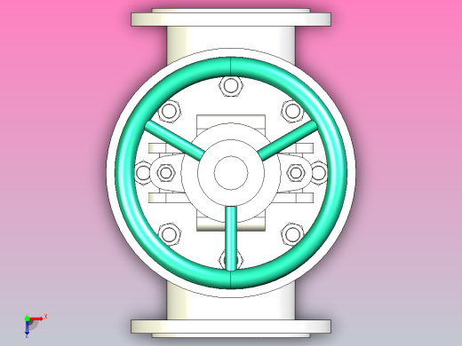 GQ47-547-6S47-9B47H-Y-25 轨道式球阀[300]俯视缩略图