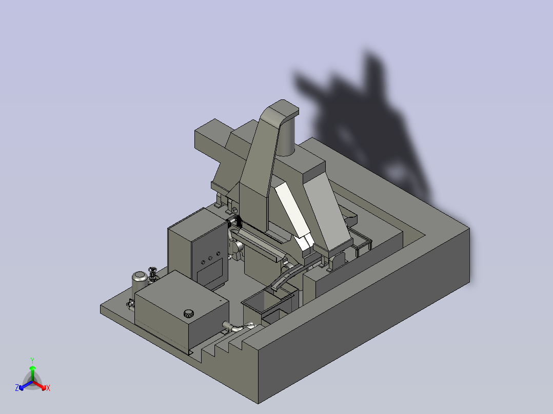多角度清洗的汽车轮胎清洗装置主视图