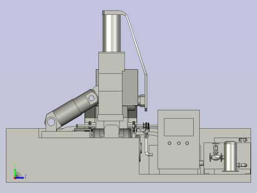 多角度清洗的汽车轮胎清洗装置左视缩略图