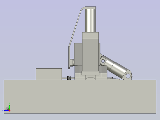 多角度清洗的汽车轮胎清洗装置右视缩略图