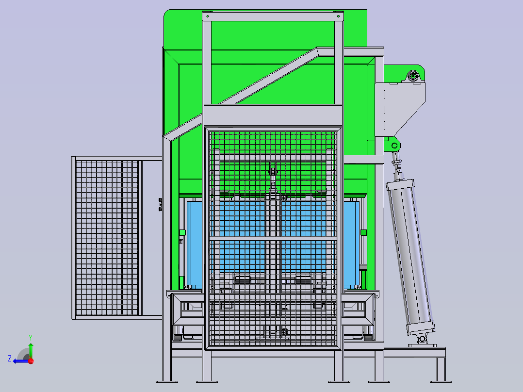 托盘输送系统右视图