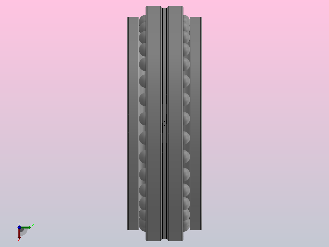 机床主轴用双向推力角接触球轴承_234922前视图