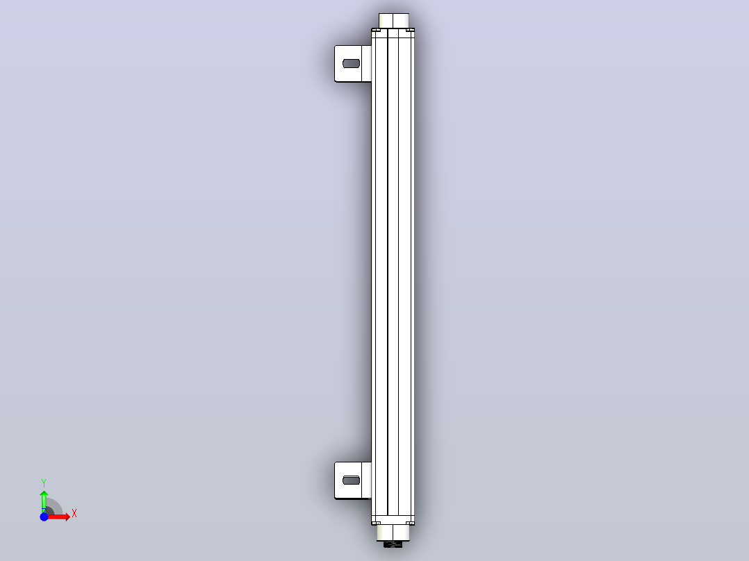 XTN3610（总高：430mm）安全光栅前视图