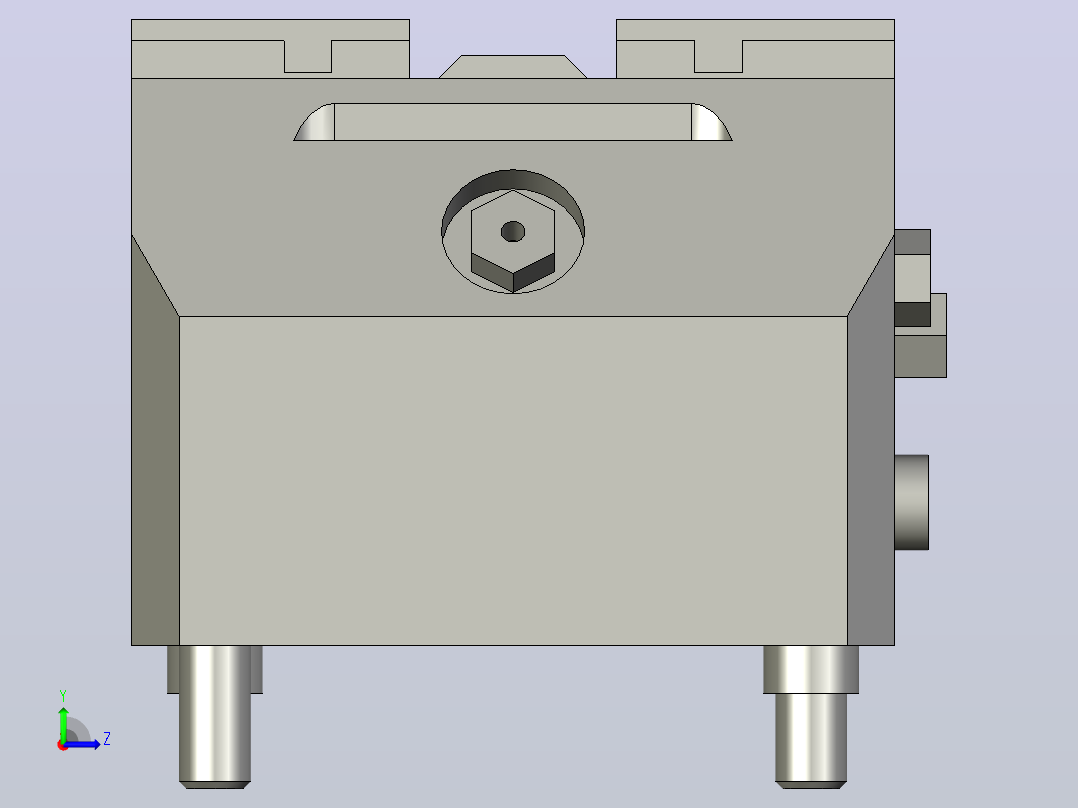 气动夹紧系统SCHUNK-0405100 KSP plus 64, 0左视图