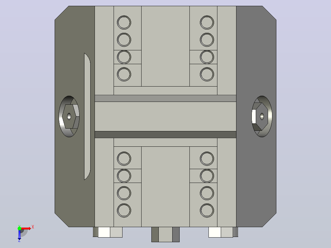 气动夹紧系统SCHUNK-0405100 KSP plus 64, 0俯视图