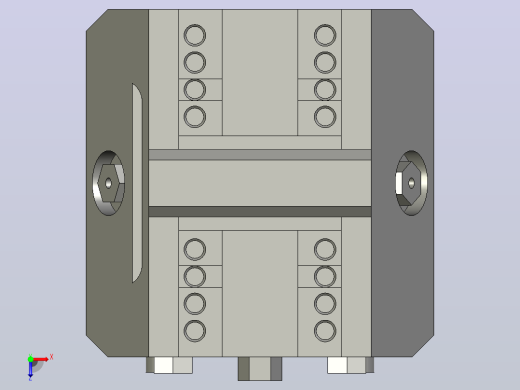 气动夹紧系统SCHUNK-0405100 KSP plus 64, 0俯视缩略图