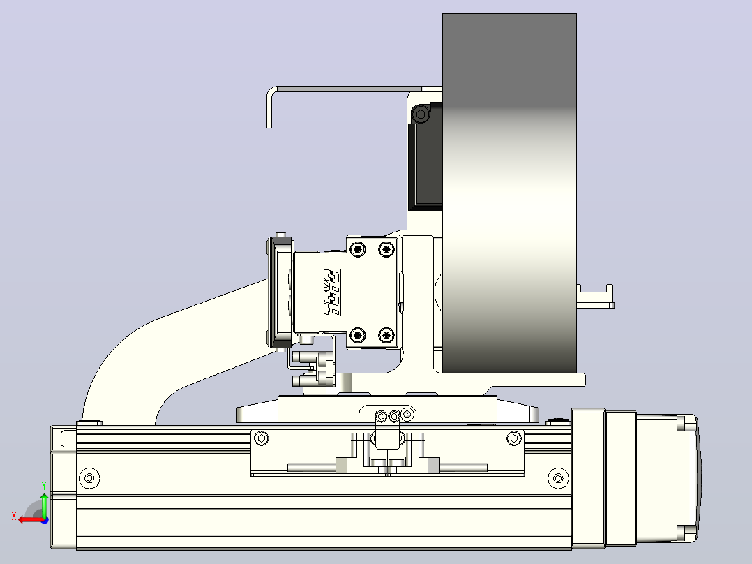 XYGT210-A1-50-100-M-C-0001负载2-5KG XY丝杆模组 内嵌式 XYGT210-A1 替换TOYO直线模组后视图
