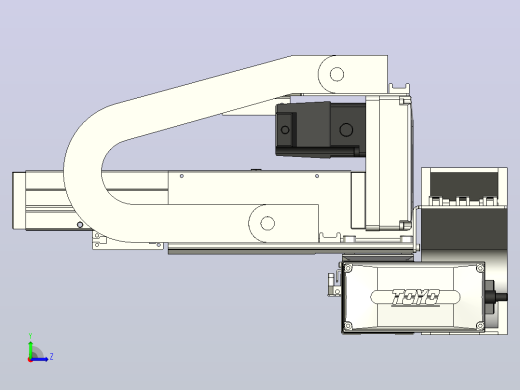 XYGT210-A1-50-100-M-C-0001负载2-5KG XY丝杆模组 内嵌式 XYGT210-A1 替换TOYO直线模组左视缩略图