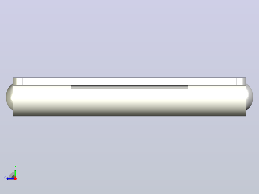 GN 136-NI-120-60-GN136NIextended片状金属铰链合页右视图