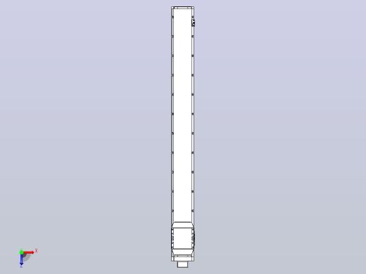 滚珠丝杠直线轴内置导轨TPA-GCR-170-2510C-L1650-MP-M75-N3俯视缩略图