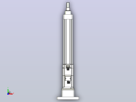 轻载电动缸TPA-ESR40-1210C-L250-MR-FB-W-P40-C3前视缩略图