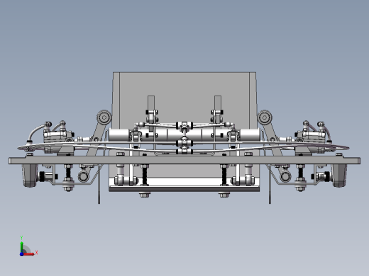 纸箱包装机三维建模图纸 solidworks设计前视缩略图
