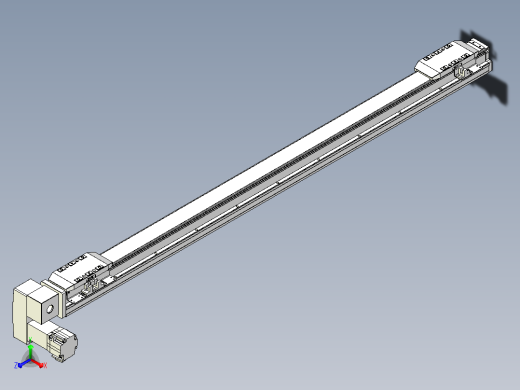 皮带直线轴双滑块型TPA-GCBS-50-P42-L375-LP-M10-N3主视缩略图