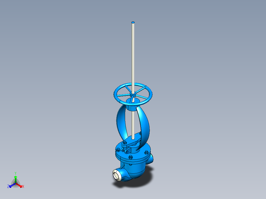 J61(H-Y)-J961(H-Y)-200电站截止阀[32]主视图