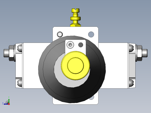使用偏心锥形凸轮的多段行程机构右视缩略图