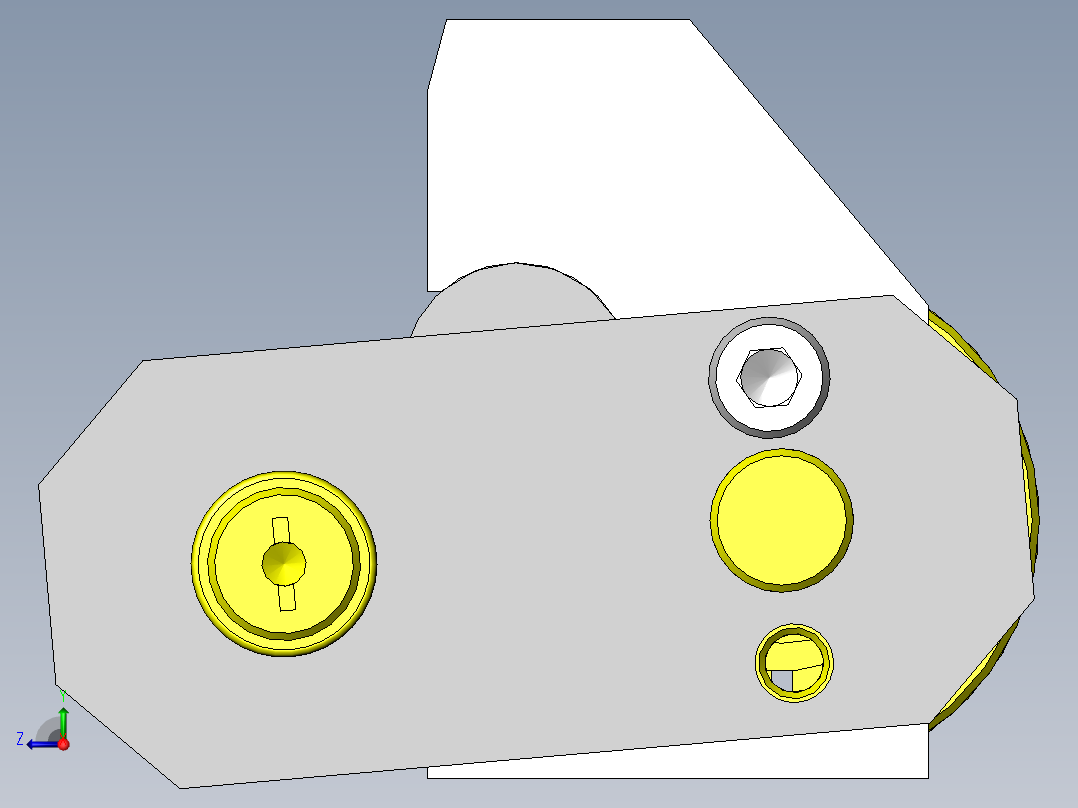 圆棒分离供给机构右视图