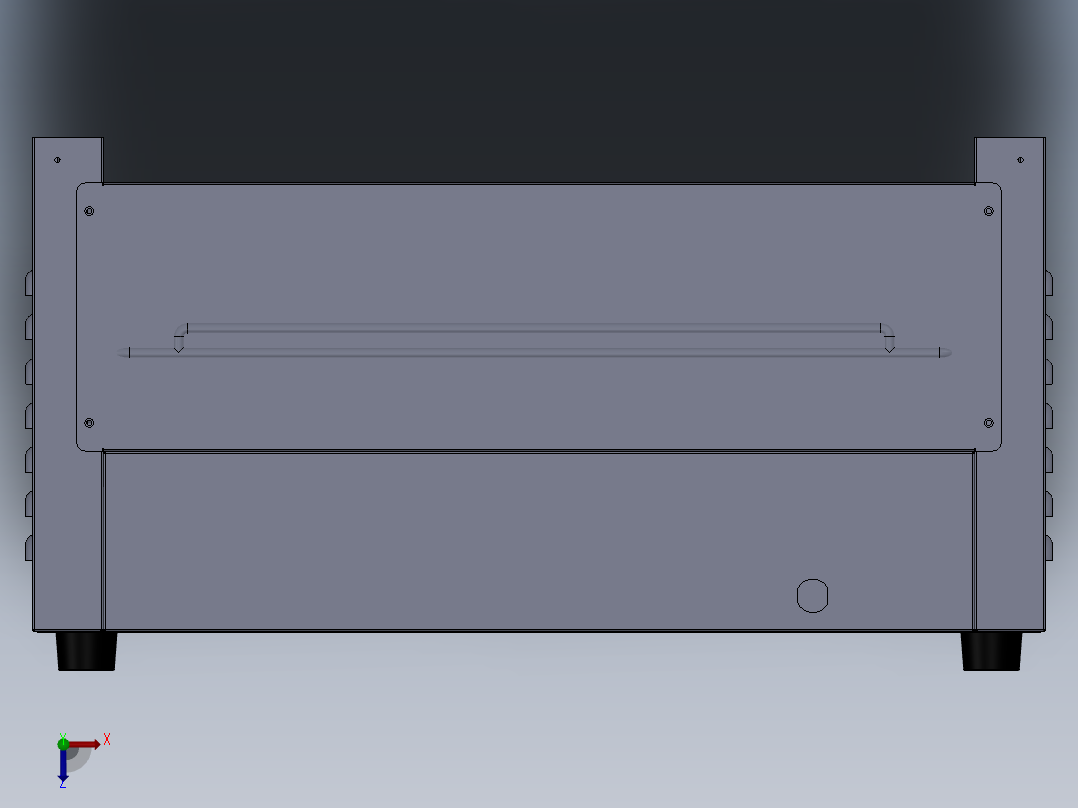 烧烤箱 sw19可编辑俯视图