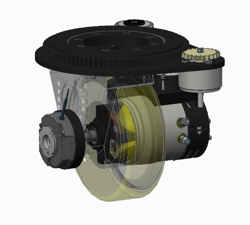 舵轮驱动单元1000wCFA AGV舵机驱动