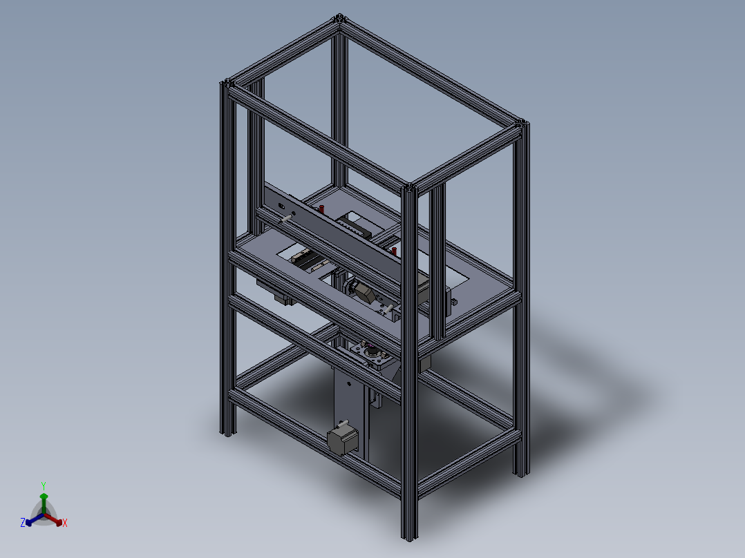 177自动涂胶设备正等轴测图