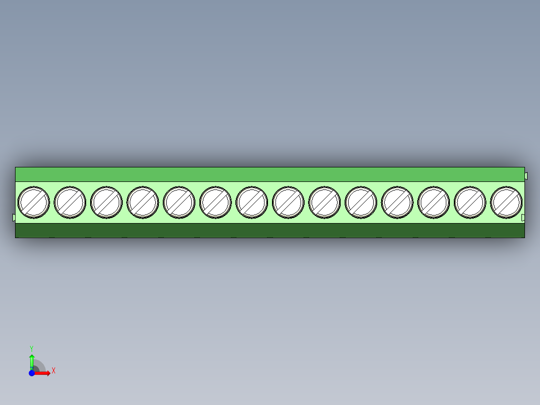 PCB_Terminal_Block_14-P3.5前视图