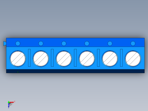 DEGSON DG306 系列 5.0 接线端子-DG306-5.0-06P-12-00AH俯视缩略图