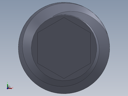 UNC 平头紧定螺钉-UNC SET SCREW 10-24 x0.625.SLDPRT前视缩略图