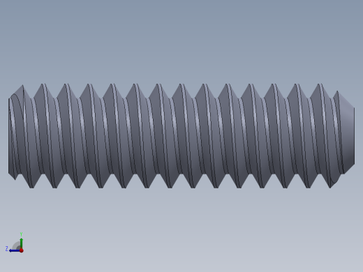 UNC 平头紧定螺钉-UNC SET SCREW 10-24 x0.625.SLDPRT右视缩略图
