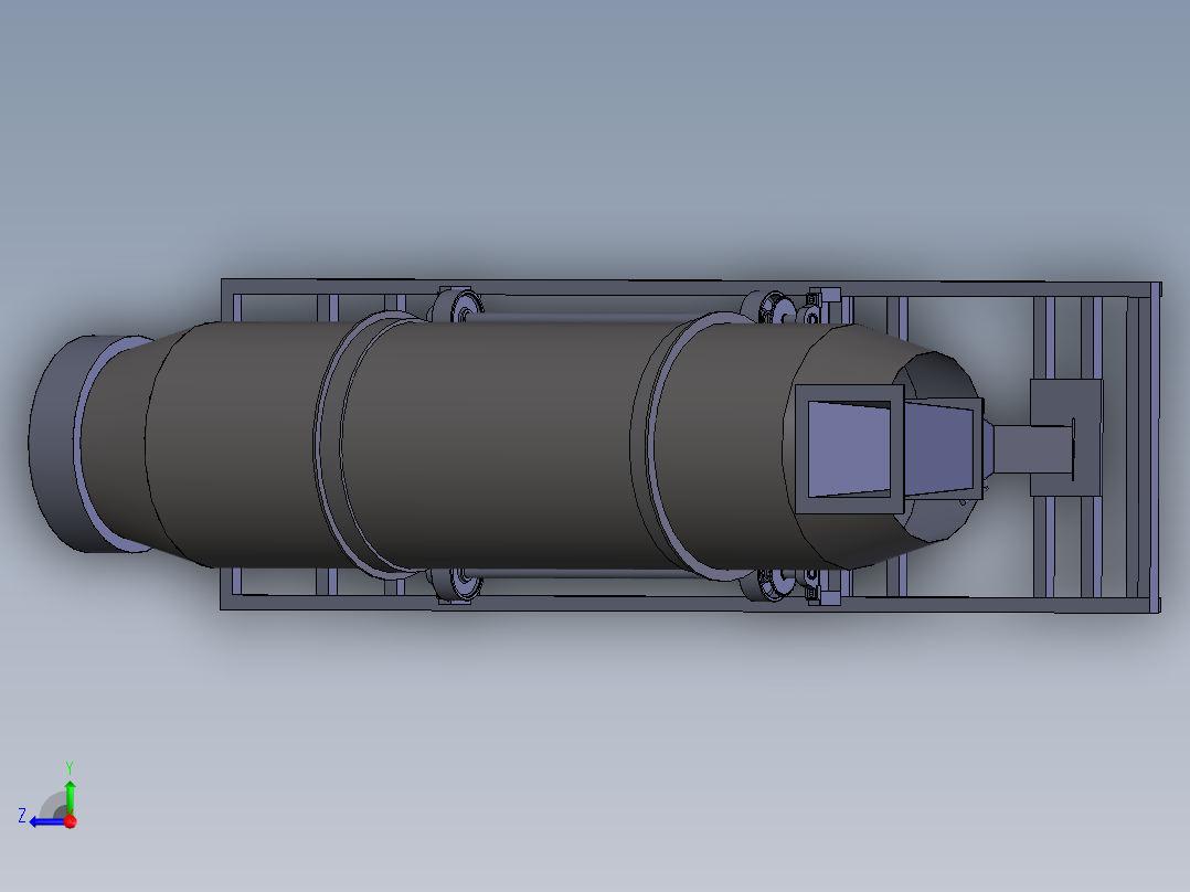 食品调味罐右视图