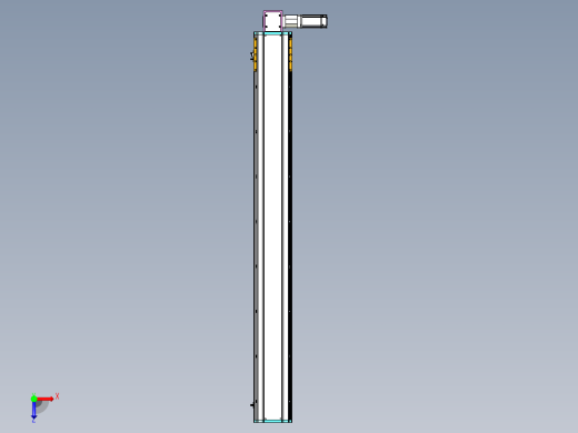 东锦同步带传动-直线滑台模组DH170B-L150-S1450-BL-P400W-C3俯视缩略图