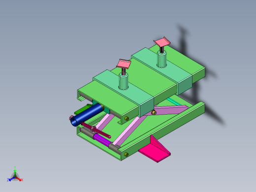 实验室用手动升降台