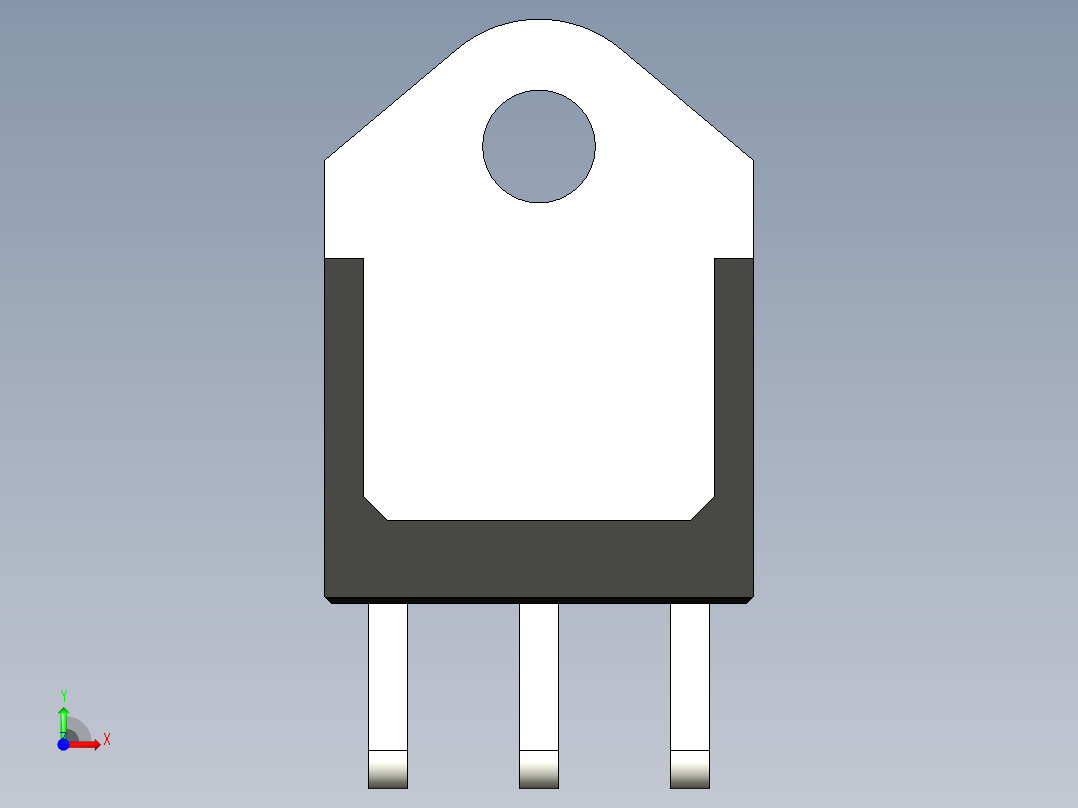 TO-218AC-HF前视图