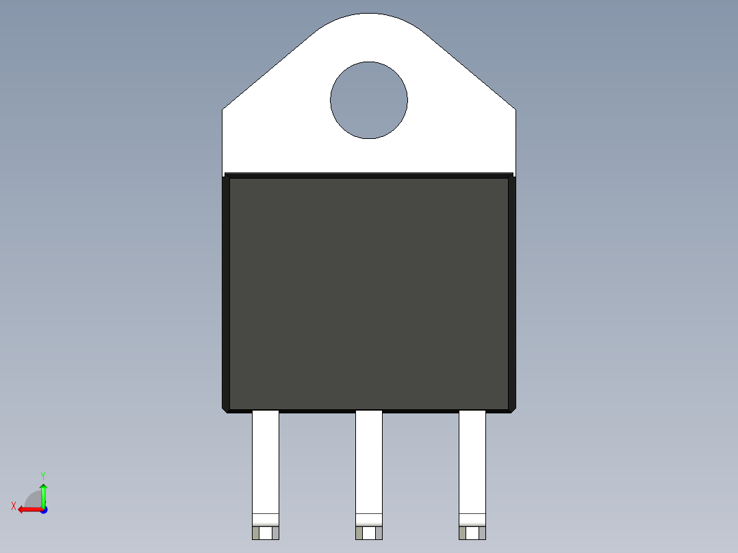 TO-218AC-HF后视图
