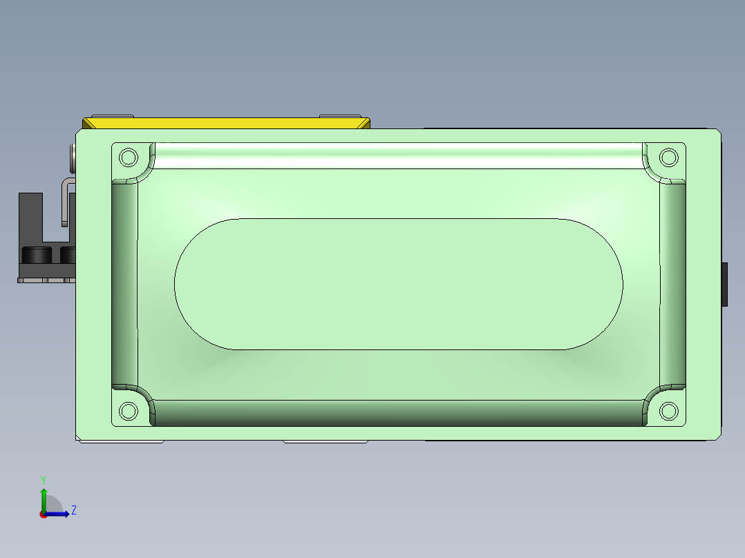 GTH内嵌丝杆全封闭GTH5-BL-57步进左视图