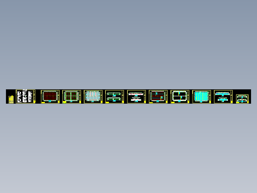 漳州报价及钢结构方案图CAD