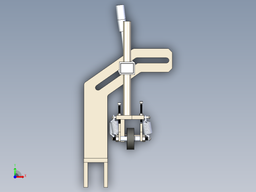 灵活的支座支架前视缩略图