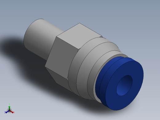 Ø4 x M6 - CONEXÃO RETA (C02250406)