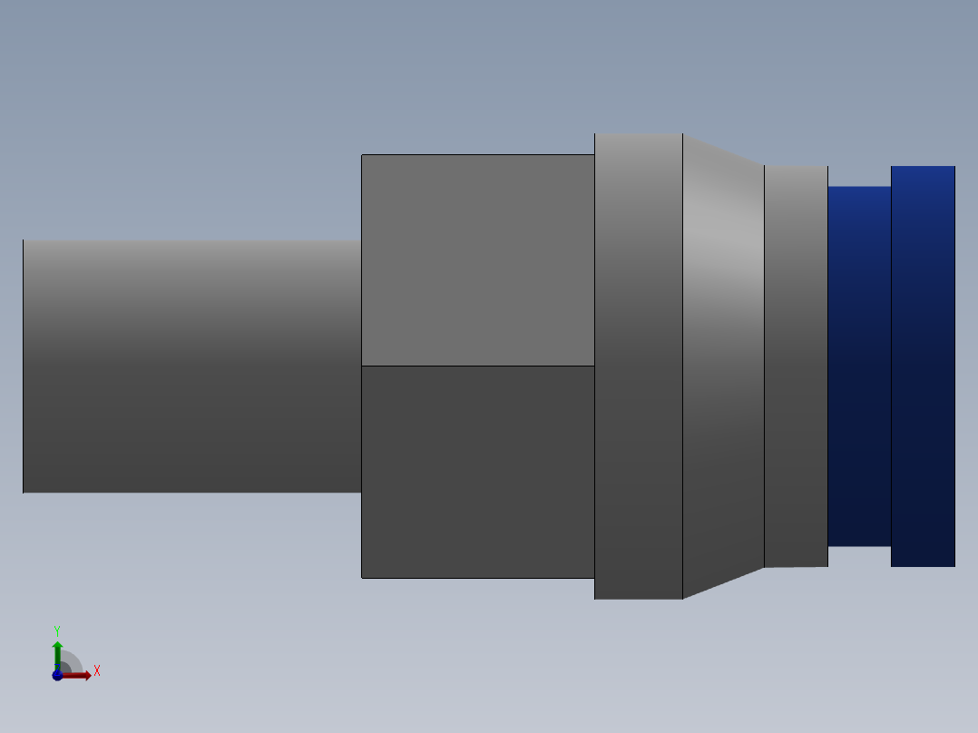 Ø4 x M6 - CONEXÃO RETA (C02250406)前视图