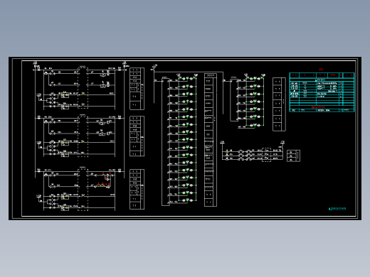 三卷变压器微机保护图纸