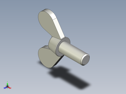 带耳螺钉-DIN_316_Wing_screws_10x1.5x25-20.5-16.5_51_4.4_25_10.stp正等轴测缩略图
