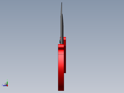 剪刀模型右视缩略图