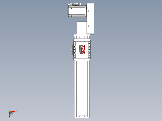 同步带全封闭直线模组TPA-HCB-85D-90-L250-ML-C-P20-N3俯视缩略图
