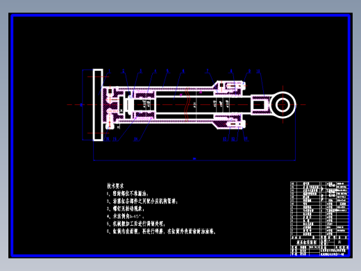 液压缸图纸设计198740==30