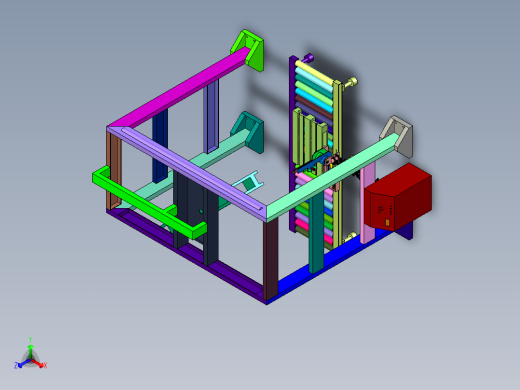 定位自动在线式缠绕包装机