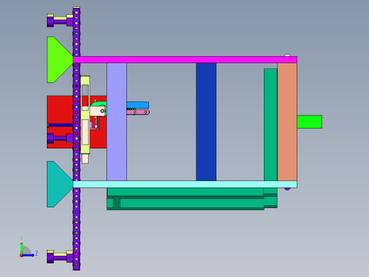 定位自动在线式缠绕包装机左视缩略图