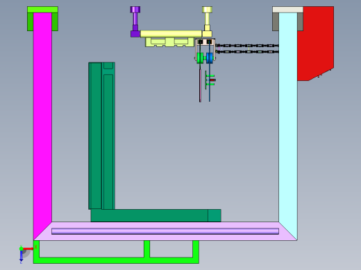 定位自动在线式缠绕包装机俯视缩略图