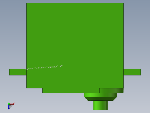 舵机（不含虚轴）俯视缩略图