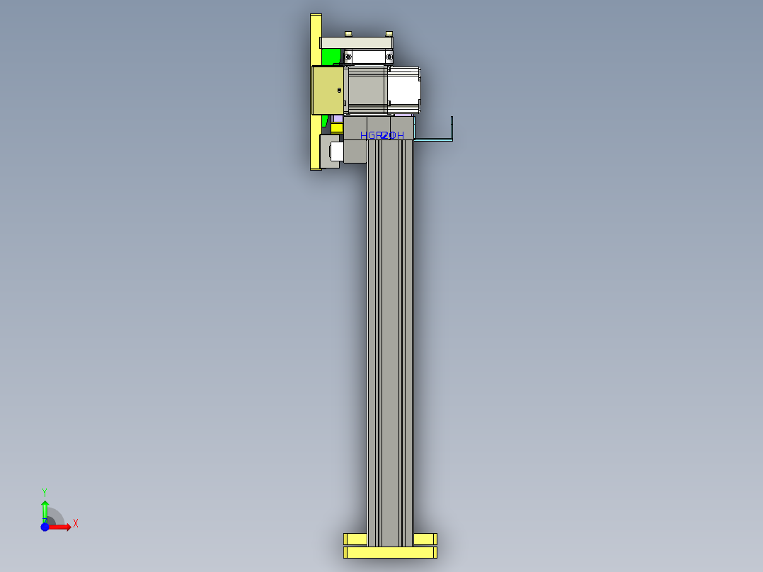 组装、检测、涂油全工序自动化前视图