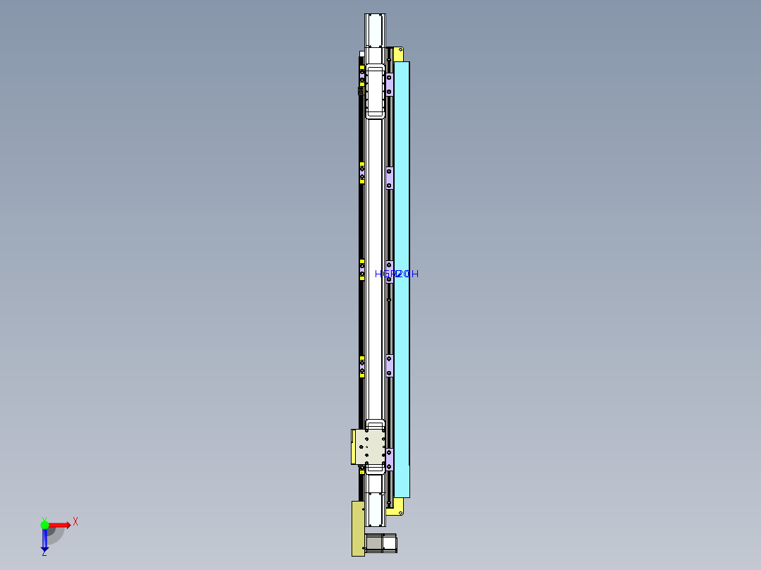 组装、检测、涂油全工序自动化俯视图