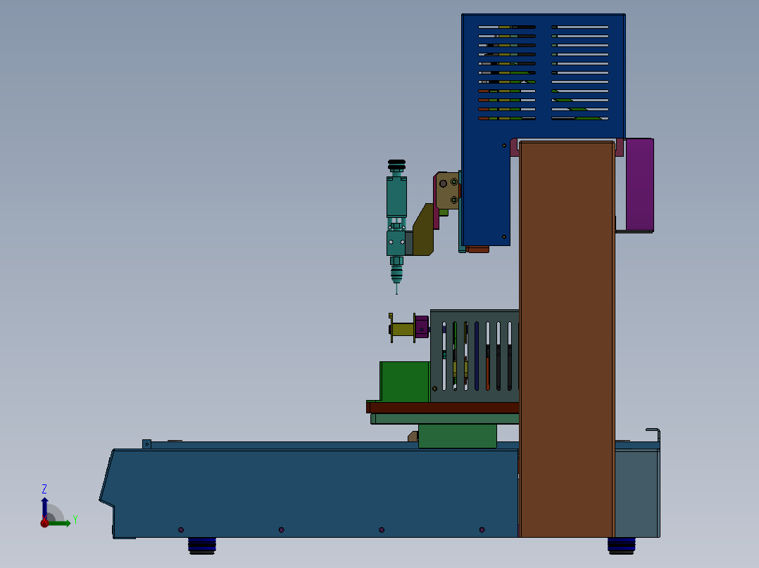 MY 400 双头点胶设备右视图