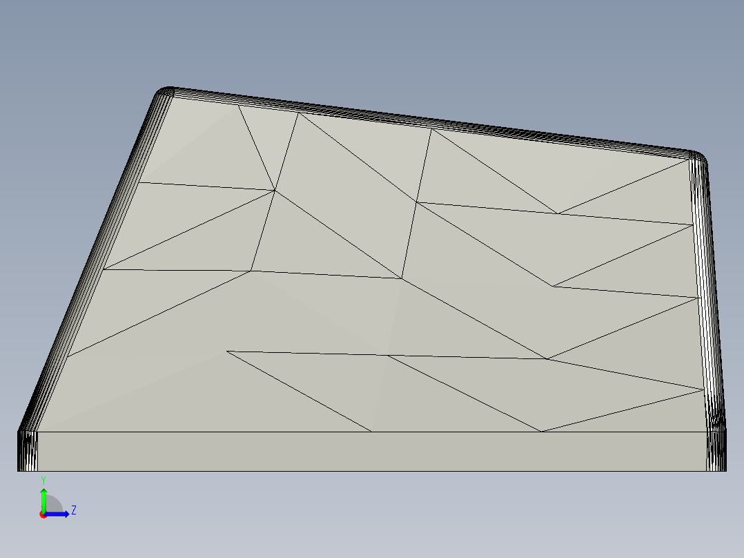 盲文键帽左视图